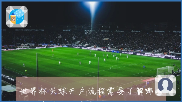 世界杯买球开户流程需要了解哪些关键步骤和注意事项